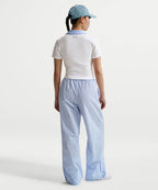 NIKE NIKE T-Shirt Short Sleeve Polo Crop Top - White