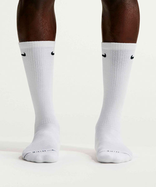 NIKE NIKE Everyday Elevated Over the Calf Socks - White: Black