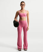 NIKE NIKE Strappy Light Support Pad Sports Bra W - Peony:White
