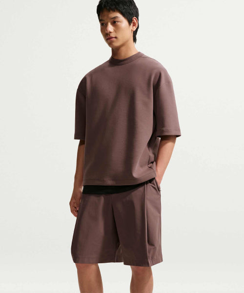 NIKE NIKE 24.7 Perfect Stretch Shorts M - Black: Burgundy Crush