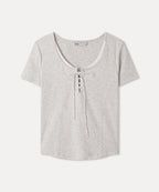 MIXXO MIXXO T-Shirt Lace-up Cut Short Sleeve C