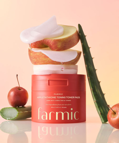 FARMIC Apple Tachion Toning Toner Pad 160ml 60 sheets