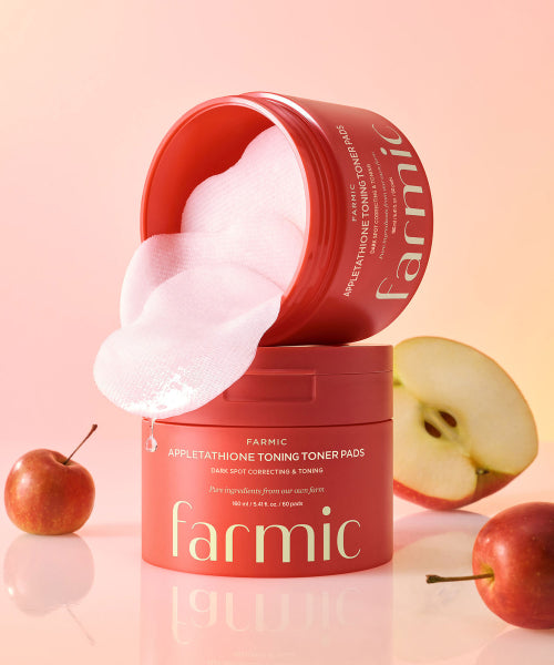 FARMIC Apple Tachion Toning Toner Pad 160ml 60 sheets