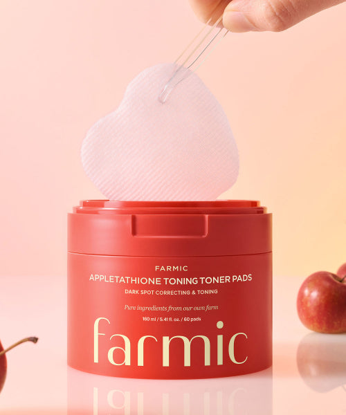 FARMIC Apple Tachion Toning Toner Pad 160ml 60 sheets