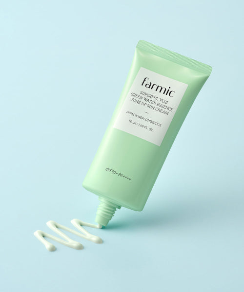 FARMIC FARMIC Superfull Veggie Green Water Essence Tone-Up Sun Cream 50ml