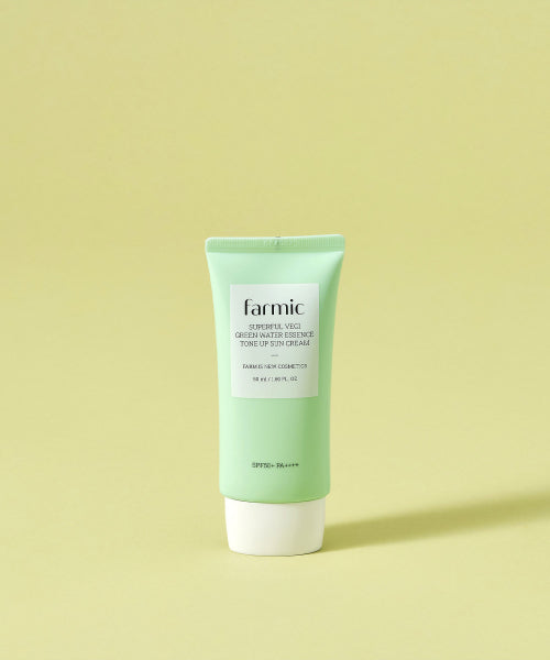 FARMIC FARMIC Superfull Veggie Green Water Essence Tone-Up Sun Cream 50ml