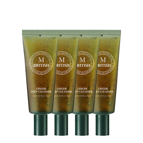BRITISH M [Scalp Care] Ginger Deep Cleanser 20ml*4