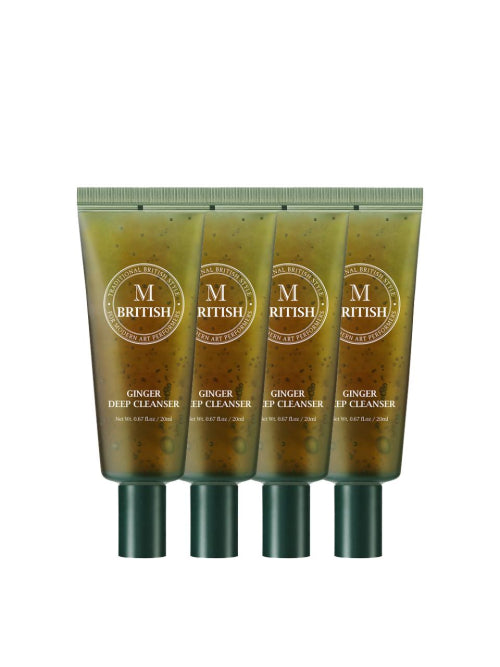 BRITISH M [Scalp Care] Ginger Deep Cleanser 20ml*4