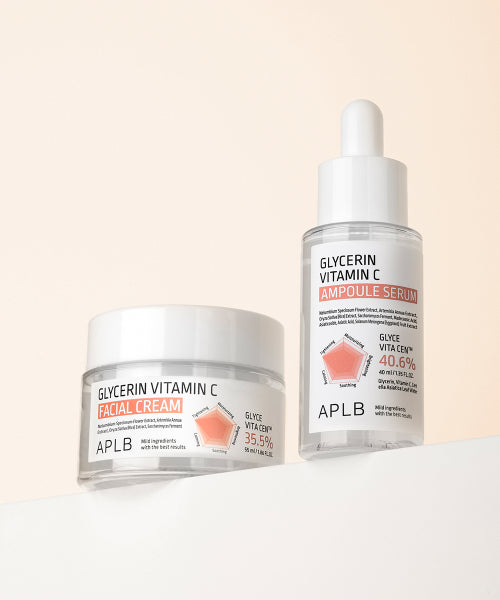 APLB Glycerin vitamin C ampoule + cream set (1 cleansing water 160ml included)