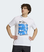 ADIDAS ADIDAS Rouge Graphic Tee - White