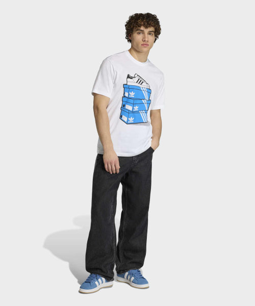 ADIDAS ADIDAS Rouge Graphic Tee - White