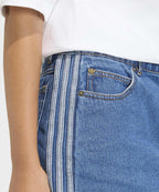 ADIDAS ADIDAS 3-Stripe Denim Skirt - Medium Vintage Denim