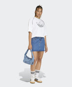 ADIDAS ADIDAS 3-Stripe Denim Skirt - Medium Vintage Denim