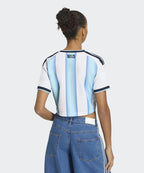 ADIDAS ADIDAS Argentina 26 Home Crop Jersey - White: Ice Blue
