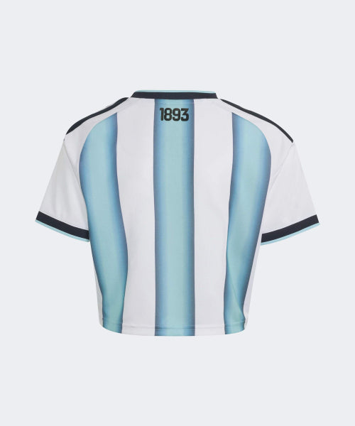 ADIDAS ADIDAS Argentina 26 Home Crop Jersey - White: Ice Blue