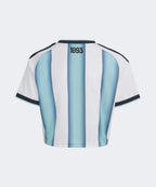ADIDAS ADIDAS Argentina 26 Home Crop Jersey - White: Ice Blue