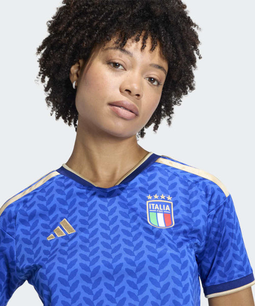 ADIDAS ADIDAS Italy 26 Home Crop Jersey - Bold Blue