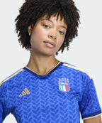 ADIDAS ADIDAS Italy 26 Home Crop Jersey - Bold Blue