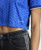 ADIDAS ADIDAS Italy 26 Home Crop Jersey - Bold Blue
