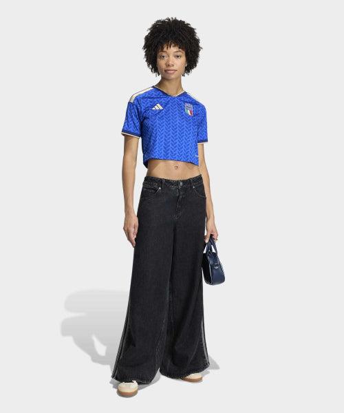 ADIDAS ADIDAS Italy 26 Home Crop Jersey - Bold Blue