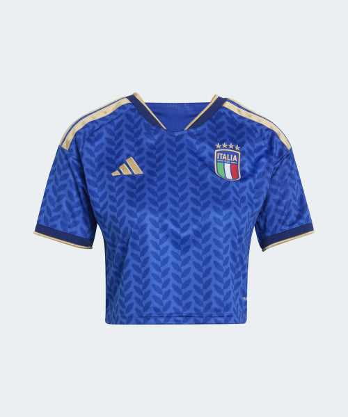 ADIDAS ADIDAS Italy 26 Home Crop Jersey - Bold Blue