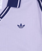 ADIDAS ADIDAS Long Sleeve Polo Shirt - Silver Down