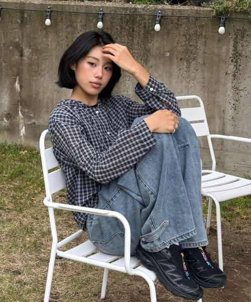 MIXXO MIXXO Hoodie Check Shirt C