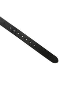 THISISNEVERTHAT THISISNEVERTHAT Flat Buckle Leather Belt Black