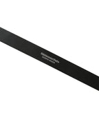 THISISNEVERTHAT THISISNEVERTHAT Flat Buckle Leather Belt Black