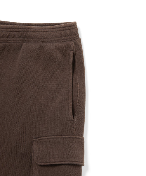 THISISNEVERTHAT THISISNEVERTHAT Cargo Sweatshort Dark Chocolate