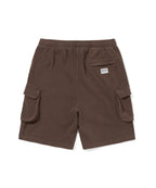 THISISNEVERTHAT THISISNEVERTHAT Cargo Sweatshort Dark Chocolate