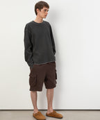 THISISNEVERTHAT THISISNEVERTHAT Cargo Sweatshort Dark Chocolate