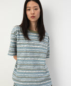 THISISNEVERTHAT THISISNEVERTHAT Wave Jacquard Tee Soft Blue