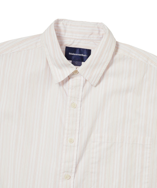 THISISNEVERTHAT THISISNEVERTHAT Striped S/S Shirt White