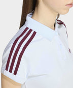 ADIDAS ADIDAS 3-Stripe Polo - Crystal Sky:Maroon (Size S)