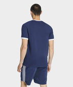 ADIDAS ADIDAS 3-Stripe Slim Ringer T-shirt - Night Indigo