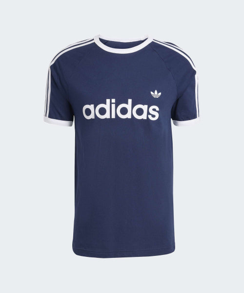 ADIDAS ADIDAS 3-Stripe Slim Ringer T-shirt - Night Indigo