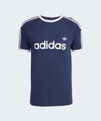 ADIDAS ADIDAS 3-Stripe Slim Ringer T-shirt - Night Indigo