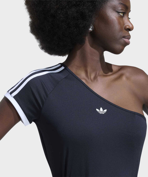 ADIDAS ADIDAS Adylenium Off Shoulder T-Shirt - Black