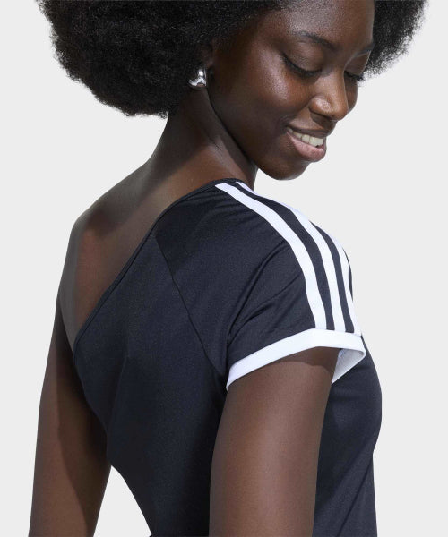 ADIDAS ADIDAS Adylenium Off Shoulder T-Shirt - Black