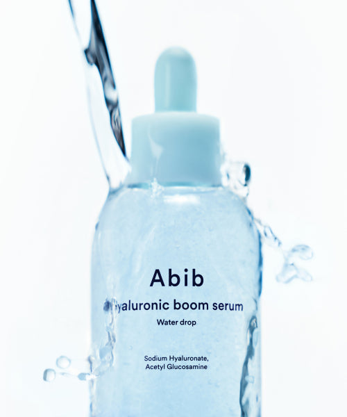 Abib 2 Hyaluronic Boom Serum Water Drops 50ml (+ 3 Hyaluronic Hyaluronic Sticker Packs)