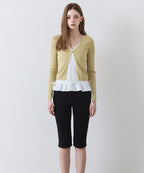 MIXXO MIXXO V-neck summer ribbed cardigan S/M
