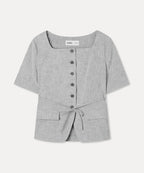 MIXXO MIXXO Jacket Square Neck Short Sleeve (C, S)
