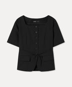 MIXXO MIXXO Jacket Square Neck Short Sleeve (C, S)