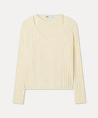 MIXXO MIXXO Deep V Layered Knit Sweater