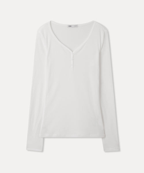 MIXXO MIXXO T-Shirt Button-up Long Sleeve C