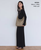 MUSINSA STANDARD WOMAN MUSINSA STANDARD WOMAN Slouchy Shoulder Bag Taupe