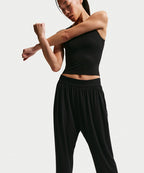 NIKE NIKE Pants Loose Fit Mid-Rise Women - Black:Cool Gray