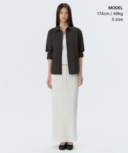 MUSINSA STANDARD WOMAN MUSINSA STANDARD WOMAN Shirt Gunmetal