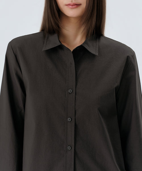 MUSINSA STANDARD WOMAN MUSINSA STANDARD WOMAN Shirt Gunmetal